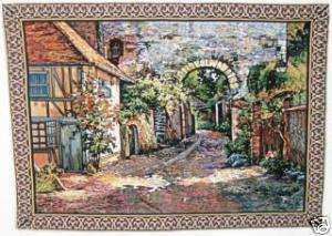 Wall Tapestry COTTAGE ARCHWAY WALL HANGING HOME DECOR  