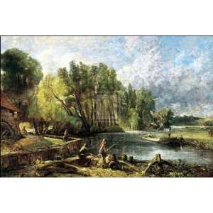  Young Waltonians Stratford Mill by John Constable. Size 