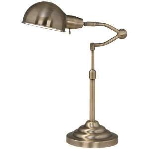 OTT LITE Ashley Antique Brass Adjustable Desk Lamp