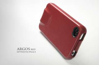 SGP Leather Pouch Case [Argos Red] for Apple iPhone 4S  