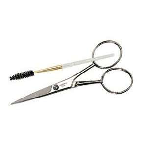  Tweezerman Brow Scissors with Brow Brush 1060 R Beauty