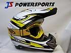 NEW VEGA VOLT OFFROAD HELMET YELLOW SMALL S W/ YELLOW VEGA GOGGLES