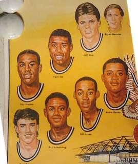 Old University Of Iowa Hawk Shop Hawkeyes Basketball Poster Schedule 