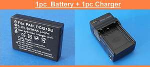Battery+Charger Panasonic DMC TZ19S DMC TZ20 DMC TZ20A  