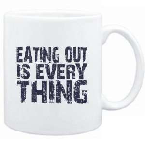  Mug White  Eating Out is everything  Hobbies Sports 
