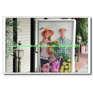  j2 096 new media human walking outdoor flag banners with 