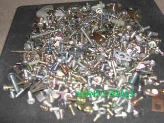 pound (lb) Screws, Nuts, Washers, Metric + std. thrd. Few small 