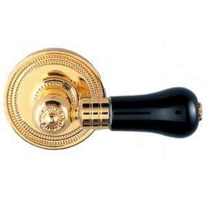   Hardware Door Lever and Rose Only, Black Onyx Handle