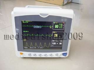 New ICU vital signs Patient Monitor ECG,NIBP,Spo2,PR  