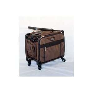  17 Tutto Small Carry On Luggage on Wheels   CHOCOLATE 