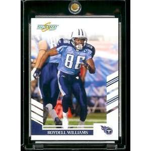  2007 Score # 247 Roydell Williams   Tennessee Titans   NFL 