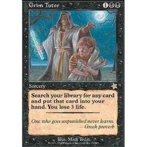   Magic the Gathering   Grim Tutor   Starter 1999   Foil Toys & Games