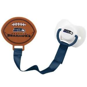  Seattle Seahawks Pacifier with Clip