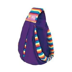  Baba Slings Boutique Baby Carrier, Purple/Rainbow Baby