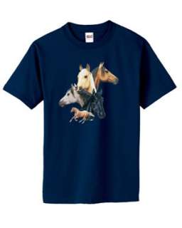 Arabian Horse Collage T Shirt  S M L XL 2X 3X 4X 5X 6X  