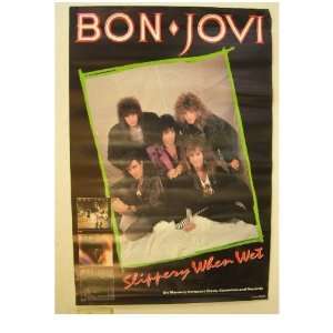  Jon Bon Jovi Poster Slippery When Wet John