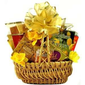 Moms Heart of Gold Mothers Day Gift Basket  Grocery 