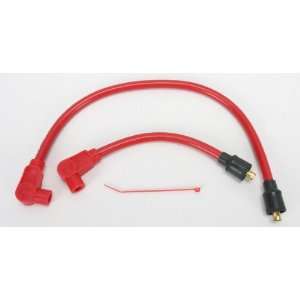   Red 409 Pro Race Wires w/90 Degree Boot 