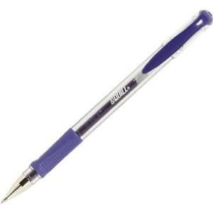 Quill Brand Gel Stick Pens with Grip Blue
