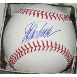 Jorge Posada Signed Baseball   Official Ml W jsa Coa   Autographed 