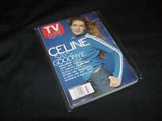 TV GUIDE 11 20 99 Au Revoir Celine Dion 1972  