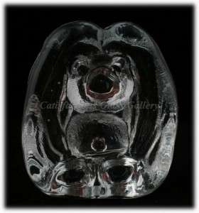 Quirky Scandinavian Bergdala Art Glass Troll Figurine  