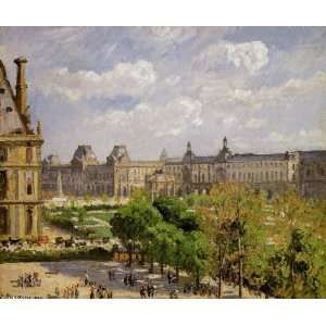   24 x 20 inches   Place du Carrousel, the Tuilerie