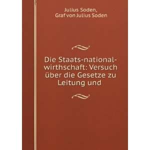  Gesetze zu Leitung und . Graf von Julius Soden Julius Soden Books