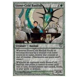    the Gathering   Stone Cold Basilisk   Unhinged   Foil Toys & Games