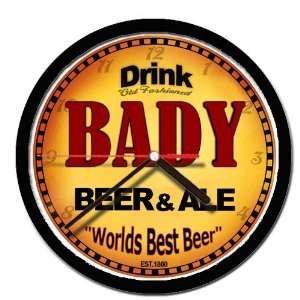  BADY beer and ale wall clock 