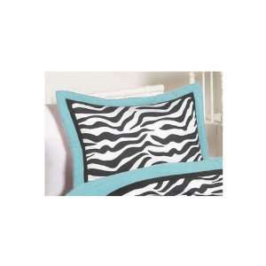  Zebra Turquoise Pillow Sham