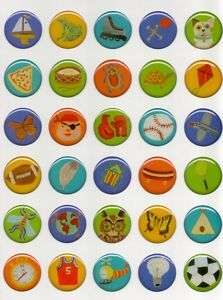 Company Rough & Tumble Little Boy Icons 3D Stickers  