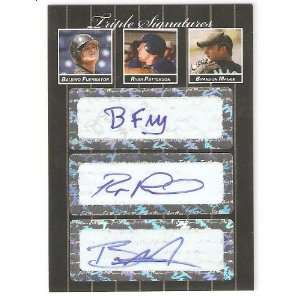  2007 Just Minors Triple Signatures 074 Brandon Magee / Balbino 