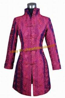 Chinese Women Embroidery Long Jacket/Coat/Out​erwear  