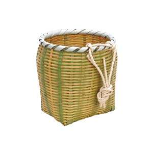 Japanese Natural Bamboo Waist Strings Basket KOSHIKAGO  
