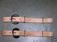 REPLACEMENT SADDLE BREAST STRAP TUGS /or/ HOLD BACK STRAPS~~NATURAL 