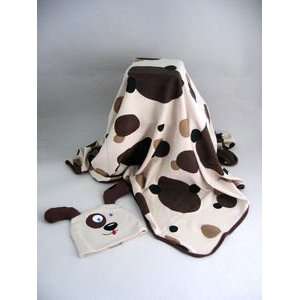  SOZO swaddle baby blanket with HAT   PUPPY Baby