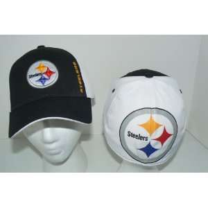   Steelers Flexfit Big Fan Hat Ball Cap Size L / XL 
