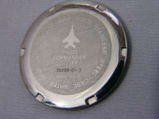 Vintage Chase Durer Pilot Commander XV Chronograph Watch   RUNS  