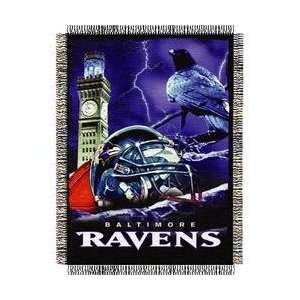  Baltimore Ravens NFL Woven Tapestry Throw (Home Field Advantage 