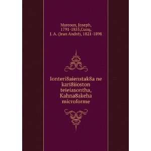   , 1791 1855,Cuoq, J. A. (Jean AndrÃ©), 1821 1898 Marcoux Books