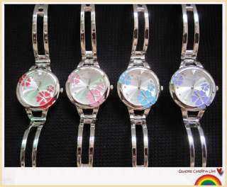 New Arrival Womens Girl Fashion Sport Quartz Steel Bracelet Watch 