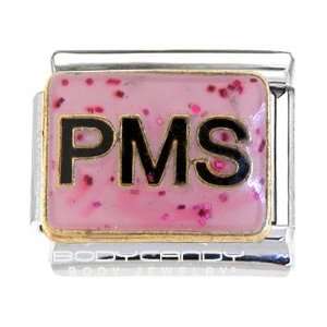  Pink Glitter Pms Itlaian Charm Jewelry