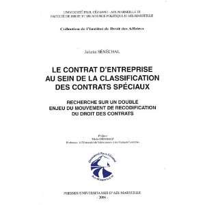 le contrat dentreprise au sein de de la classification des contrats 