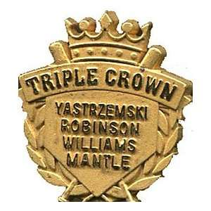  Triple Crown Gold Pin