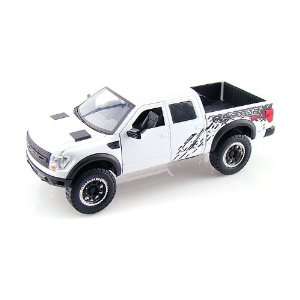  2011 Ford F150 SVT Raptor 1/24 White Toys & Games