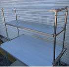 Stainless Steel 48” Double Overshelf For Work tables or Sandwich 