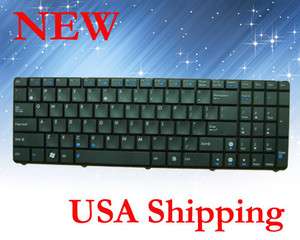 NEW Keyboard For ASUS K50 K51 K60 K61 Keyboard BLACK  