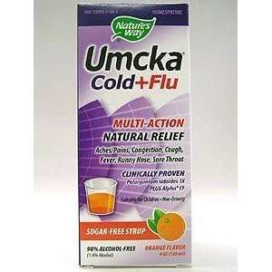  Natures Way Umcka® Cold+Flu Syrup Orange 4 oz Health 