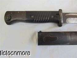 WWII GERMAN MAUSER 84/ 98K K98 KNIFE BAYONET SCABBARD 41 asw  